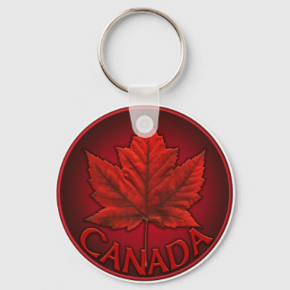 Llavero Cadenas clave de recuerdo de la bandera de Canadá