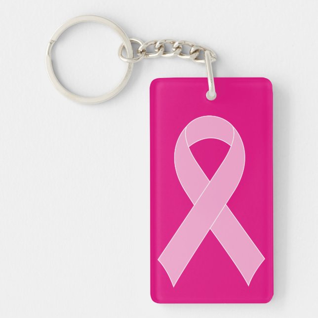Llavero Cadenas clave de sensibilización sobre el cáncer d (Frente)