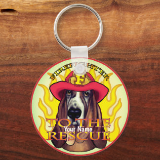 Llavero Cadenas clave para bomberos de perros honrados
