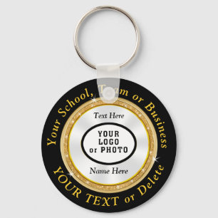 Llavero Cadenas clave personalizadas baratas en negro en c