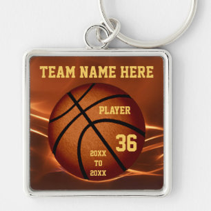 Llavero Cadenas clave personalizadas de básquetbol con 4 