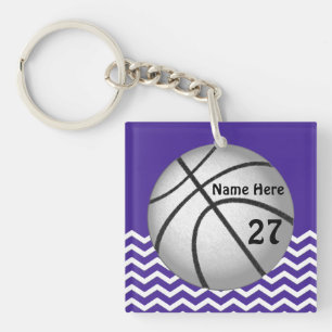 Llavero Cadenas clave personalizadas de básquetbol para C