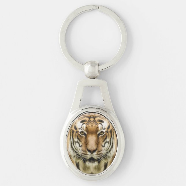 Llavero Cadenas clave Tiger Close-Up (Anverso)
