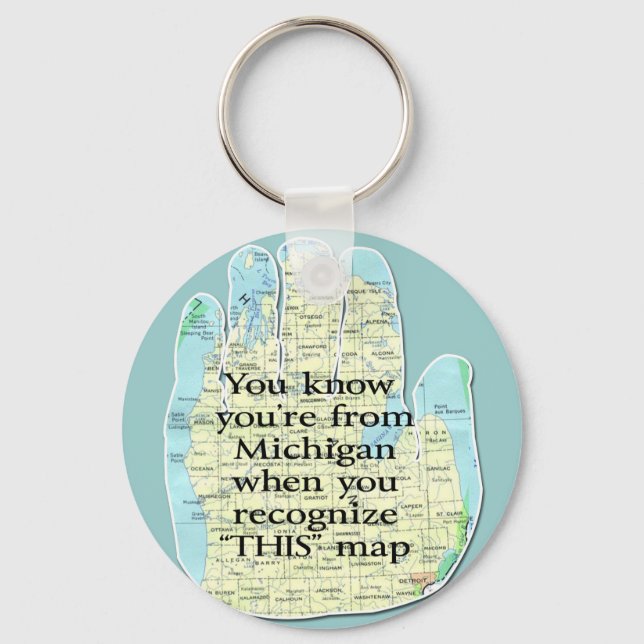 Llavero Cadenas de claves de Michigan (Anverso)