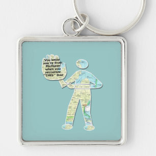 Llavero Cadenas de claves de Michigan