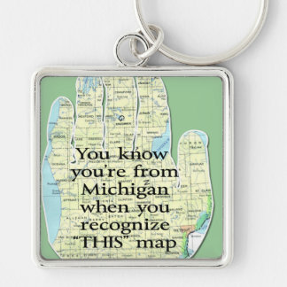 Llavero Cadenas de claves de Michigan