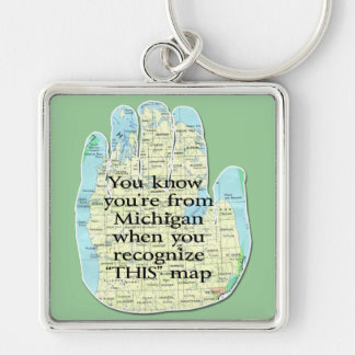 Llavero Cadenas de claves de Michigan