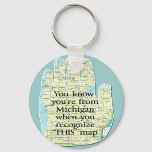 Llavero Cadenas de claves de Michigan