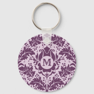 Llavero Cadenas de claves de monograma del personalizado d