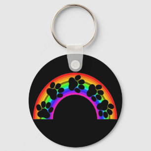 Llavero Cadenas De Claves En Un Arcoiris