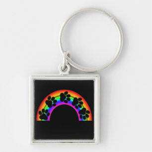 Llavero Cadenas De Claves En Un Arcoiris