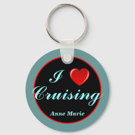 Llavero Cadenas de claves personalizadas Heart Cruising