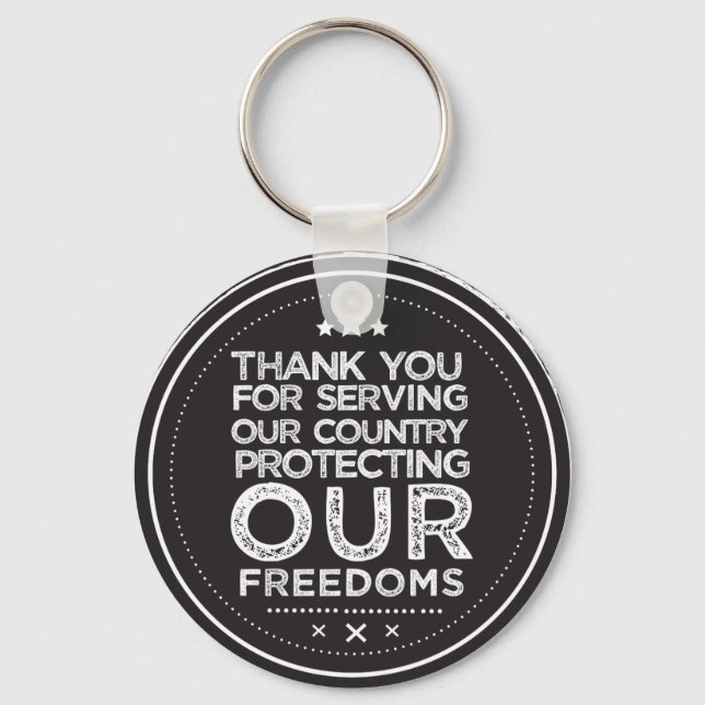 Llavero cadenas de claves veteranas (Anverso)