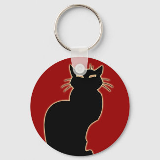 Llavero Cadenas de gatos de gatos negros Regalos de gatos