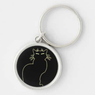 Llavero Cadenas de gatos de gatos negros Regalos de gatos 