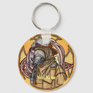 Llavero Cadenas de llaves de la máscara de incendios