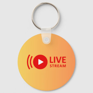 Llavero Cadenas de Llaves de Transmisión en Vivo