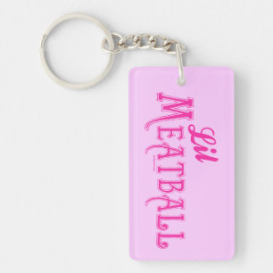Llavero Cadenas de palabras clave Lil Meatball