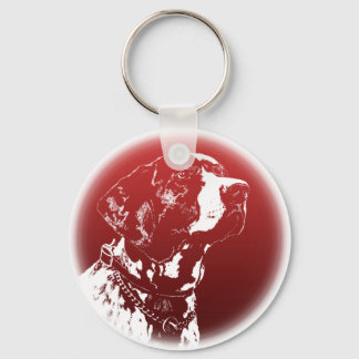 Llavero Cadenas de teclas de punteros para perros elegante
