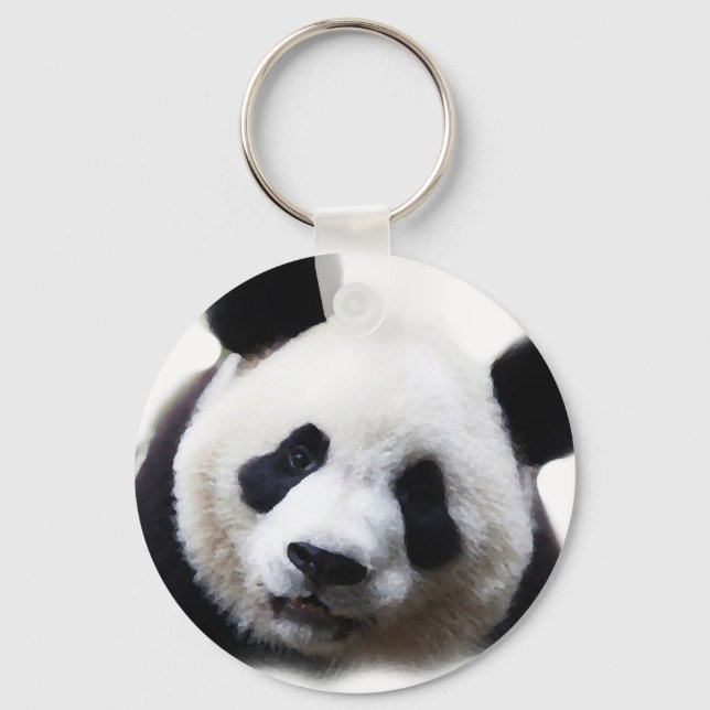 Llavero Cadenas de teclas de retrato de Panda (Anverso)