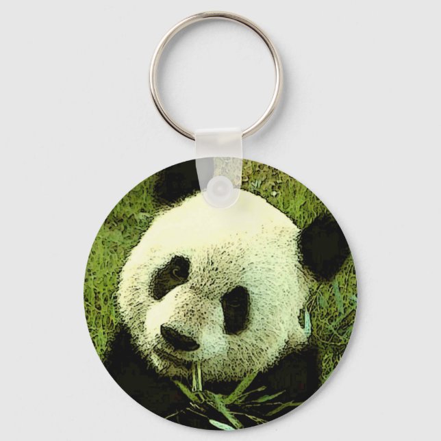 Llavero Cadenas de teclas Panda Eyes (Anverso)