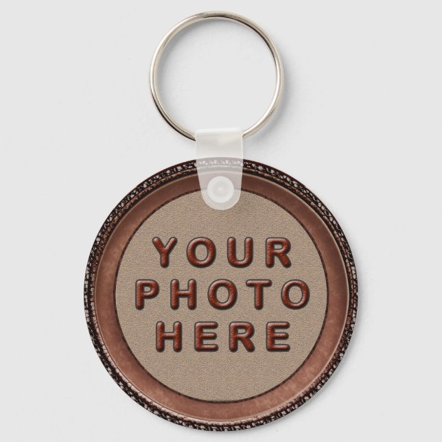 Llavero Cadenas fotográficas personalizadas enmarcadas par (Anverso)
