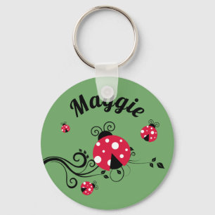 Llavero Cadenita de mariquita personalizada Mariquita