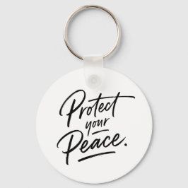 Llavero Cadenita estética para proteger tu paz