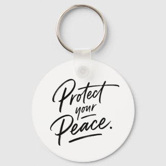 Llavero Cadenita estética para proteger tu paz