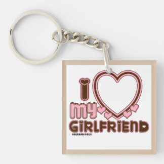 Llavero Cadenita personalizada Te Amo Mi Novia