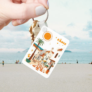 Llavero Càdiz Cadiz España vacaciones ciudad blanca recuer