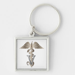 Llavero Caduceo veterinario