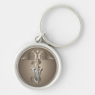 Llavero Caduceo veterinario