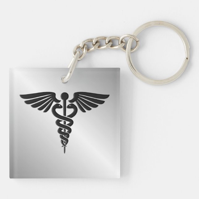 Llavero Caduceus de Silver Medical (Atrás)
