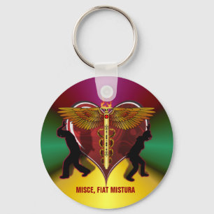 Llavero Caduceus Heart V-1, MISCE, FIAT MISTURA