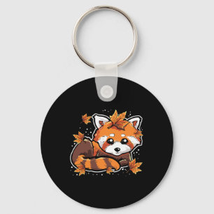 Llavero Cae de Cute Red Panda Anima Sale de Temporada Otoñ