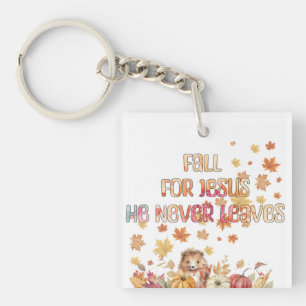 Llavero Cae Por Jesús Que Nunca Deja El Diseño