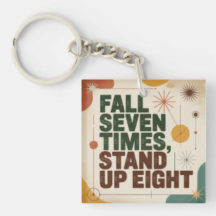 Llavero Caerse siete veces, levantarse ocho
