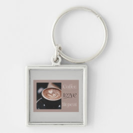 Llavero Café AMOR Repite – Regalo moderno para amantes del