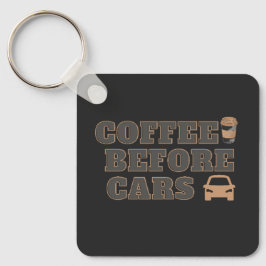 Llavero Café Antes de Coches | Regalo Divertido para Amant