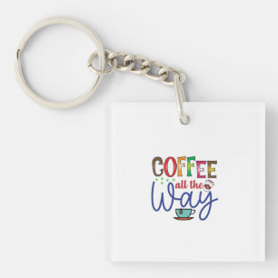 Llavero Café Art Coffee Todo El Mundo
