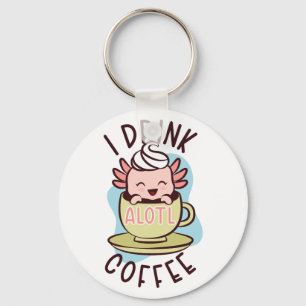 Llavero Café. Axolotl.