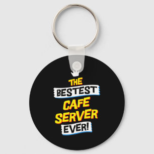 Llavero Café Camiseta Divertida Camarero Restaurante Traba