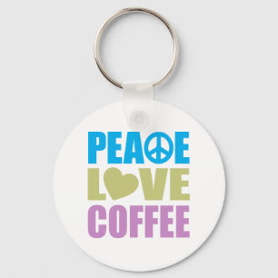Llavero Café de amor por la paz