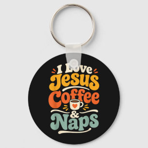 Llavero Café Divertido Jesús Fe Cristiana Mañana Oración