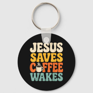 Llavero Café Divertido Jesús Fe Humor Cristiano Creyente
