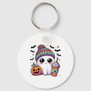 Llavero Café dulce fantasma latte ghost boo Halloween