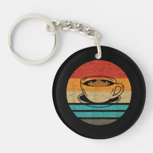 Llavero Café Estilo Retro Vintage