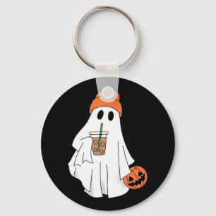 Llavero Café Fantasma Bebida Halloween Café Fantasma Hielo