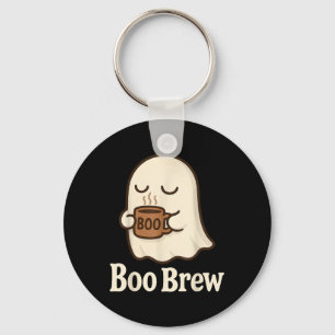 Llavero Café Fantasma Divertido Lindo Halloween Bebida Caf